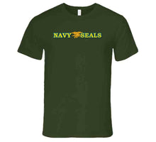 Load image into Gallery viewer, Navy - SOF - Navy Seals - Ribbon T Shirt - Premium