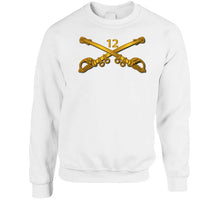 Load image into Gallery viewer, Army - 12th Cavalry Branch Wo Txt Classic T Shirt, Crewneck Sweatshirt, Hoodie, Long Sleeve, Mug