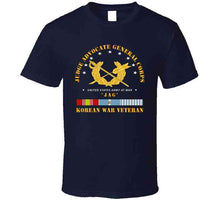 Load image into Gallery viewer, Army - Judge Advocate Veteran Corps, Veteran, "Jag", Korean War Veteran with Korean War Service Ribbons - T Shirt, Premium and Hoodie