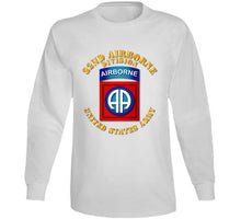 Load image into Gallery viewer, Army - 82nd Airborne Division - Ssi - Ver 2 Long Sleeve Tee