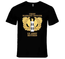 Load image into Gallery viewer, Army - Emblem - Warrant Officer - Cw2 - Retired T Shirt, Hoodie and Premium