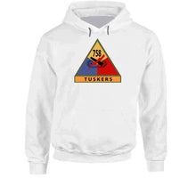 Load image into Gallery viewer, Army - 758th Tank Battalion,"Tuskers", Shoulder Sleeve Insignia with Name Tape - T Shirt, Premium and Hoodie