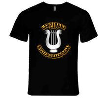 Load image into Gallery viewer, Navy - Rate - Musician - T-SHIRTS - PREMIUM