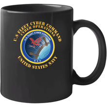 Load image into Gallery viewer, Navy - U.s Fleet Cyber Command X 300 T Shirt