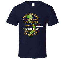Load image into Gallery viewer, Navy - Vietnam Combat Vet - Yankee Station with Vietnam War Service Ribbons - T Shirt, Premium and Hoodie