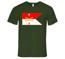 Load image into Gallery viewer, Army - A Co Guidon - 7th Cavalry T Shirt - Premium