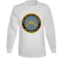 Load image into Gallery viewer, Army - 25th Infantry Regiment - Fort Missoula, Mt - Buffalo Soldiers W Inf Branch V1 - Long Sleeve
