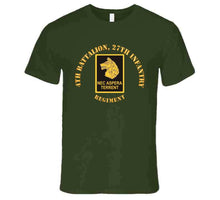 Load image into Gallery viewer, Army - 4th Battalion 27th Infantry W Dui X 300 T Shirt