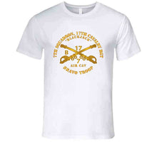 Load image into Gallery viewer, Army - 7th Squadron, 17th Cavalry Regiment, Bravo Troop "Blackjack" - T Shirt, Premium and Hoodie