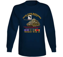 Load image into Gallery viewer, Army - 761st Tank Battalion - Black Panthers - W Tank Wwii Eu Svc T Shirt