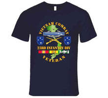 Load image into Gallery viewer, Vietnam Combat, Infantry Veteran, with 23rd Infantry Division, with Shoulder Sleeve Insignia - V1 - T Shirt, Premium and Hoodie