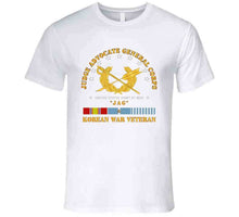 Load image into Gallery viewer, Army - Judge Advocate Veteran Corps, Veteran, "Jag", Korean War Veteran with Korean War Service Ribbons - T Shirt, Premium and Hoodie