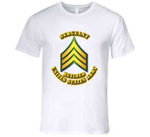 Load image into Gallery viewer, Sergeant - E5 - w Text - Retired - T-Shirts - Premium