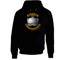 Load image into Gallery viewer, Navy - Rate - Mineman T Shirt - HOODIE