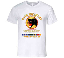 Load image into Gallery viewer, Army - 66th Infantry Div - Black Panther Div - Wwii W Ss Leopoldville W Eu Svc - T-Shirts - Premium