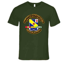 Load image into Gallery viewer, Company C, 52nd Infantry, with Vietnam Service Ribbons - T Shirt, Premium and Hoodie