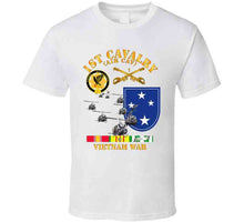 Load image into Gallery viewer, Army - 1st Cavalry (Air Cavalry) - 23rd Infantry Division with Vietnam Service Ribbons - T-Shirts - Classic