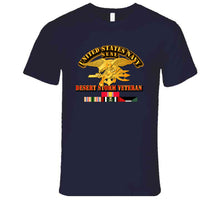 Load image into Gallery viewer, Navy - SEAL - Desert Storm Veteran T Shirt