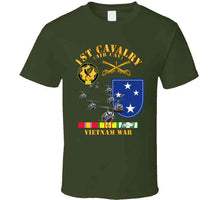Load image into Gallery viewer, Army - 1st Cavalry (Air Cavalry) - 23rd Infantry Division with Vietnam Service Ribbons - T-Shirts - Classic