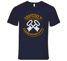 Load image into Gallery viewer, Navy - Rate - Logistics Specialist - T-SHIRTS - PREMIUM-