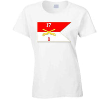 Load image into Gallery viewer, Army - 1st Squadron, 17th Cavalry Guidon Long Sleeve T Shirt