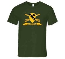 Load image into Gallery viewer, Army - 1st Cavalry Division W Br - Ribbon T Shirt - Premium