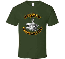 Load image into Gallery viewer, Navy - Rate - Steelworker T Shirt