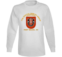 Load image into Gallery viewer, Army - 7th Special Forces Group W Flash - Fbnc T Shirt