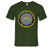 Load image into Gallery viewer, Army - 25th Infantry Regiment - Fort Missoula, Mt - Buffalo Soldiers W Inf Branch V1 T Shirt - Premium