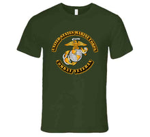 Load image into Gallery viewer, USMC - Combat Veteran T Shirt