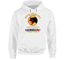 Load image into Gallery viewer, Army - 66th Infantry Div - Black Panther Div - Wwii W Ss Leopoldville W Eu Svc - Hoodie