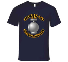 Load image into Gallery viewer, Navy - Rate - Utilities Man - T-Shirts - Premium