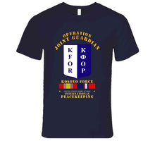 Load image into Gallery viewer, Army - US Army Peace Keeping, Operation Joint Guardian, Kosovo, with Kosovo Service Ribbons - T Shirt, Premium and Hoodie