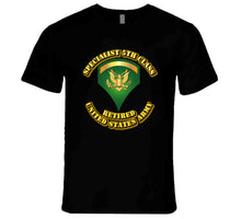 Load image into Gallery viewer, Specialist 5 - E5 - w Text - Retired - T-Shirts - Premium