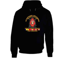 Load image into Gallery viewer, USMC - 1st Battalion, 8th Marines - Beirut Barracks Bombing With Service Ribbons T Shirt, Hoodie and Premium