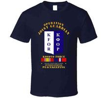 Load image into Gallery viewer, Army - US Army Peace Keeping, Operation Joint Guardian, Kosovo, with Kosovo Service Ribbons - T Shirt, Premium and Hoodie