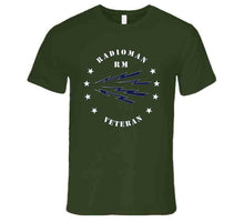 Load image into Gallery viewer, Navy - Radioman - Rm - Veteran Wo Bkgnd - White - T-Shirts - Premium