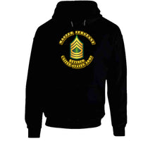 Load image into Gallery viewer, Master Sergeant - E8 - w Text - Retired - Hoodie
