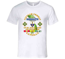 Load image into Gallery viewer, Army - Vietnam Combat Infantry Veteran With 1st Battalion 22nd Infantry - 4th Infantry Division Shoulder Sleeve Insignia - T-Shirts - Premium
