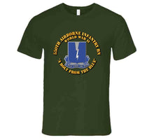 Load image into Gallery viewer, Army - Distinctive Unit Insignia - 550th Airborne Infantry Battalion - T Shirt - Premium