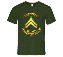 Load image into Gallery viewer, Corporal - E4 - w Text - Retired - T-Shirts - Premium