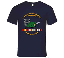 Load image into Gallery viewer, 3rd SFG DUI, Beret, Dagger - US Army - Afghanistan Ribbons T Shirt - Premium
