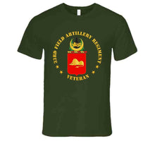 Load image into Gallery viewer, Army - Coa - 33rd Fa Regiment Regiment Veteran T Shirt - Premium