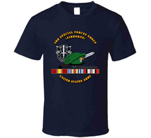 Load image into Gallery viewer, 3rd SFG DUI, Beret, Dagger - US Army - Afghanistan Ribbons T Shirt - Classic