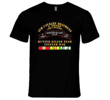 Load image into Gallery viewer, Army - F Troop, 4th Cavalry, Hunter Killer Team, Vietnam War with Vietnam Service Ribbons - T Shirt, Premium and Hoodie