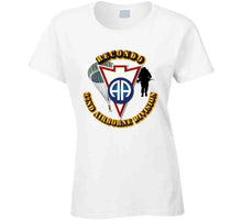 Load image into Gallery viewer, Army - Recondo - Para - 82ad Ladies T Shirt
