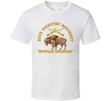 Load image into Gallery viewer, Army - 25th Infantry Regiment - Buffalo Soldiers W 25th Inf Branch Insignia T Shirt