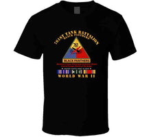Load image into Gallery viewer, Army - 761st Tank Battalion - Black Panthers W Ssi Name Tape Wwii Eu Svc - T-Shirts - Classic