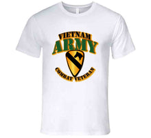 Load image into Gallery viewer, ARMY - 1st Cav - Vietnam - Combat Vet T Shirt