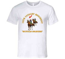 Load image into Gallery viewer, Army - 10th Cavalry Regiment W Cavalrymen - Buffalo Soldiers Hoodie